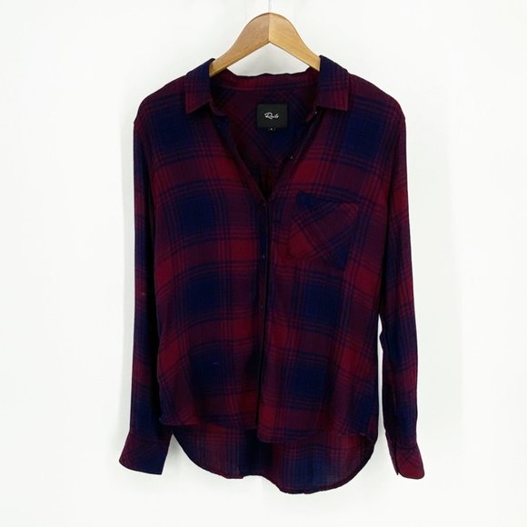 Rails Tops - RAILS Plaid Long Sleeve Button Up Small